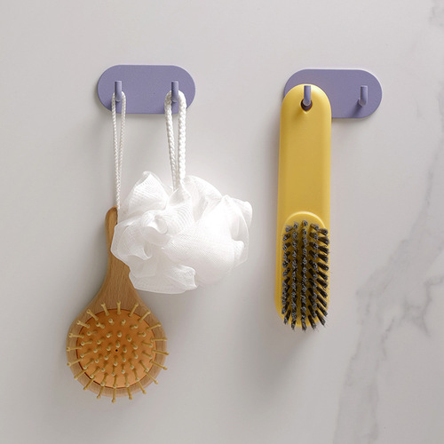Iron Hooks without Drilling, Kitchen Adhesive Wall Hooks, Heavy Duty Hanging Hooks for Bathrooms and Bathrooms, Clothes Hooks and Wardrobe Hooks