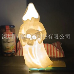 LED ティーライト付きクロスボーダーゴースト & スカル