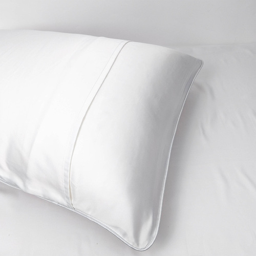 22mm 6A grade heavyweight mulberry silk single-sided silk pillowcase envelope type piping can be printed and embroidered with logo