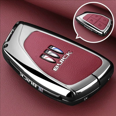 Static Rod/Key Bag | New Regal Buick Envision - smart-4-button-red-leather-single-shell