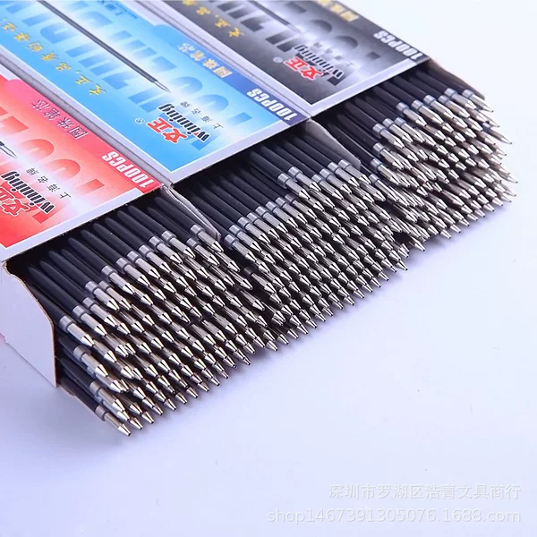 Wenzheng ballpoint pen core color black blue Red Green 0.7mm refill multi-color press oil refill wholesale