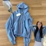 后背秋季连帽字母卫衣