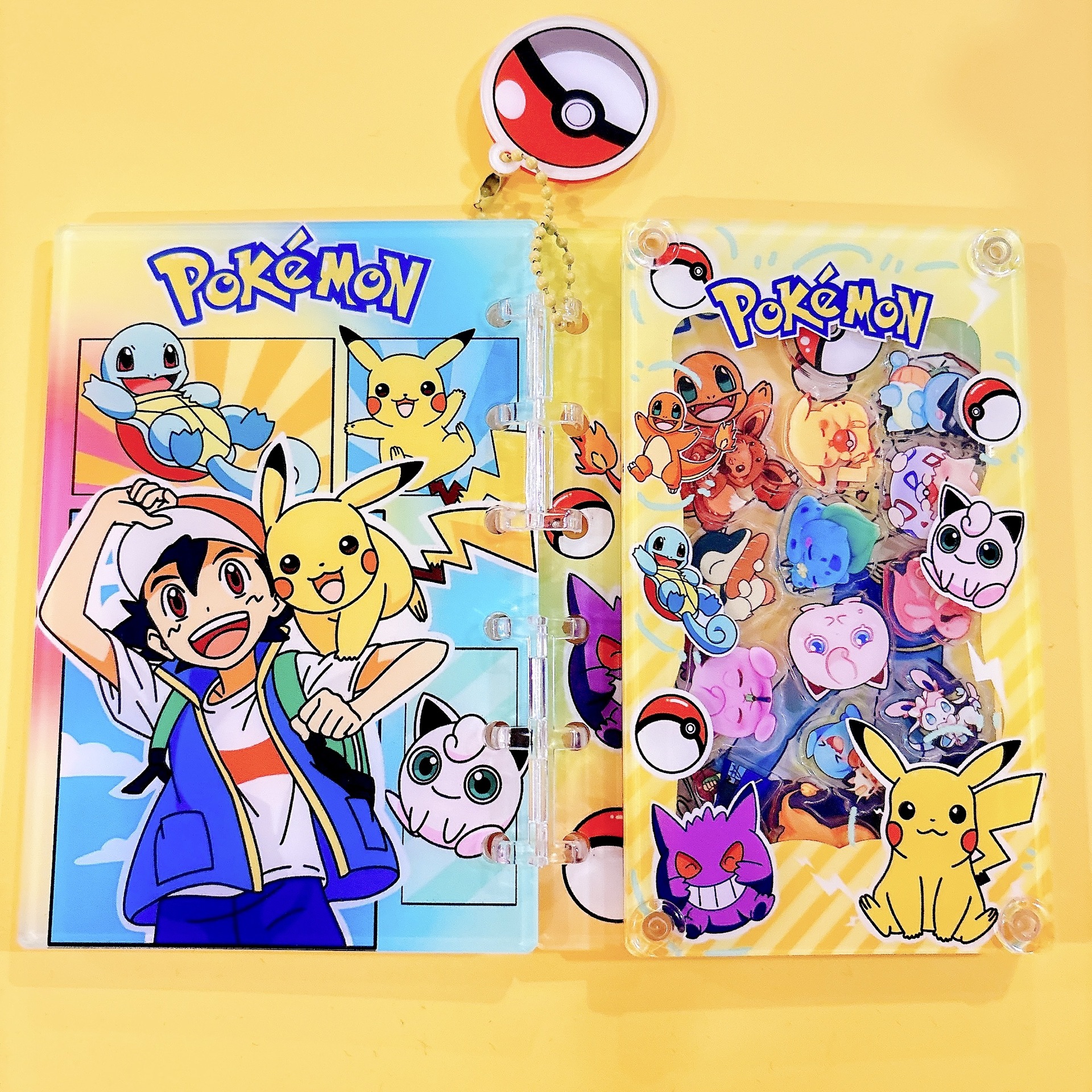 54種類の揺れるアクリルノート、クロスボーダーで人気のTikTokで話題の美しいルーズリーフノート、DIY A7/A5