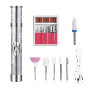 Electric Nail Grinder Rechargeable Nail Grinder Nail Shop Household Exfoliating and Polishing Armor Undressing Manicure Tool