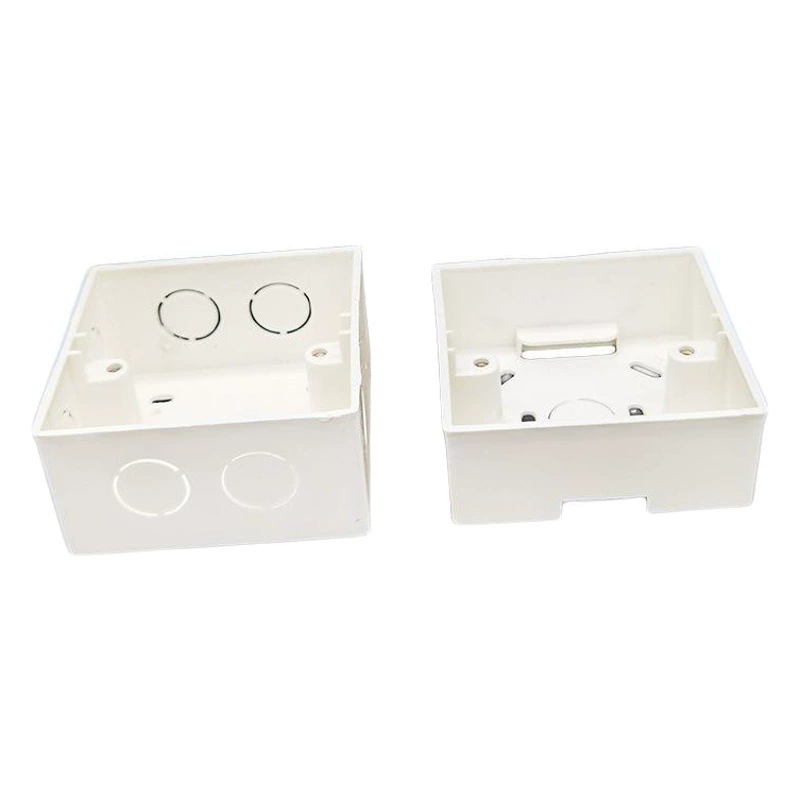 ПВХ огнестойкая открытая коробка Тип 86 Гнездо переключателя Специальная Открытая нижняя коробка Переключатель Розетка Открытая Монтажная коробка Распределительная коробка