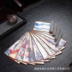 Manufacturer: Hand-painted Tea Towel Fabric Zen Style Thick Absorbent High-end Tea Pot Care Cloth Wiping Cloth Tea Set Accessory