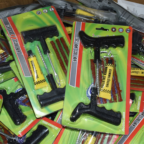 Car vacuum tire repair tape wholesale motorcycle electric vehicle fast cold repair tire repair glue screwdriver drill