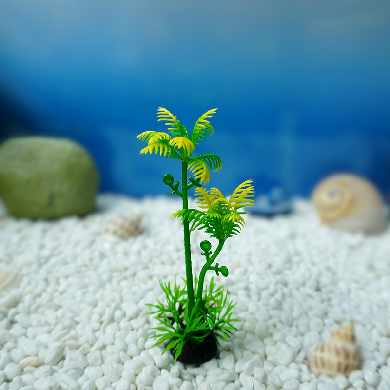 Micro paisaje simulación moderna árbol de coco playa mesa de arena modelo de paisaje flor falsa acuario decoración de paisaje de playa