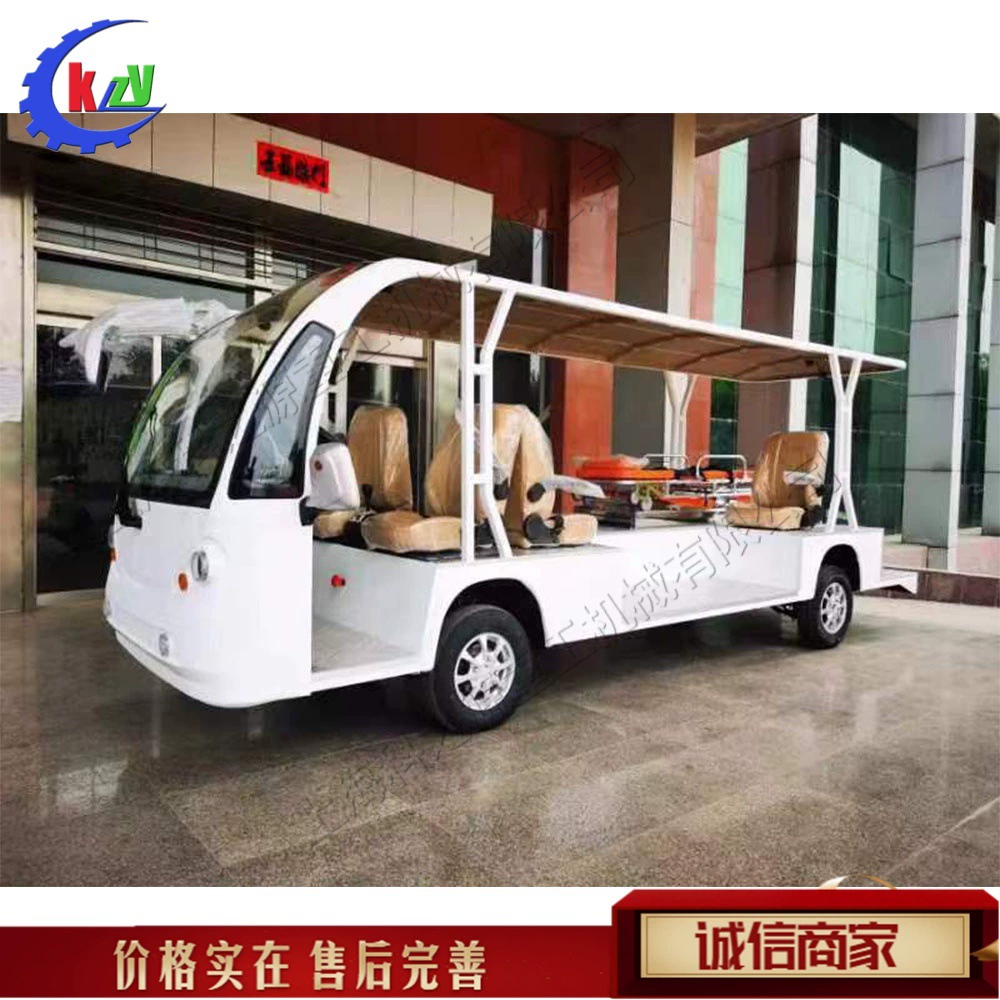 Туристическая достопримечательность Электрический экскурсионный автомобиль Курорт Четыре колеса Электрический носилки Electric stretcher
