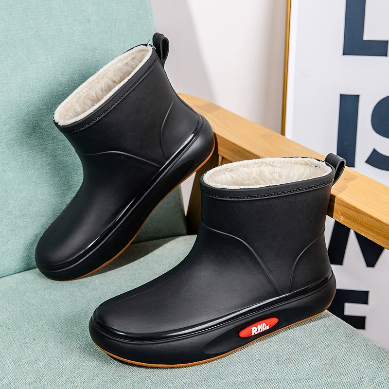 Модные резиновые сапоги женские говяжьи сухожилия