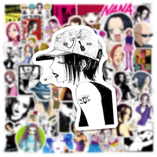 50 NANA stickers cute DIY computer mobile phone luggage helmet waterproof stickers anime sticker