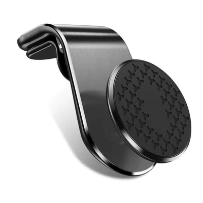 Zhilang Creative New Magnetic Car Phone Holder Strong Magnetic 7L Type Navigation Air Vent Creative Magnetic Suction (Car phone holder) - alloy-head-elegant-black-boxed