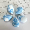 Drop-shaped, two-color, small