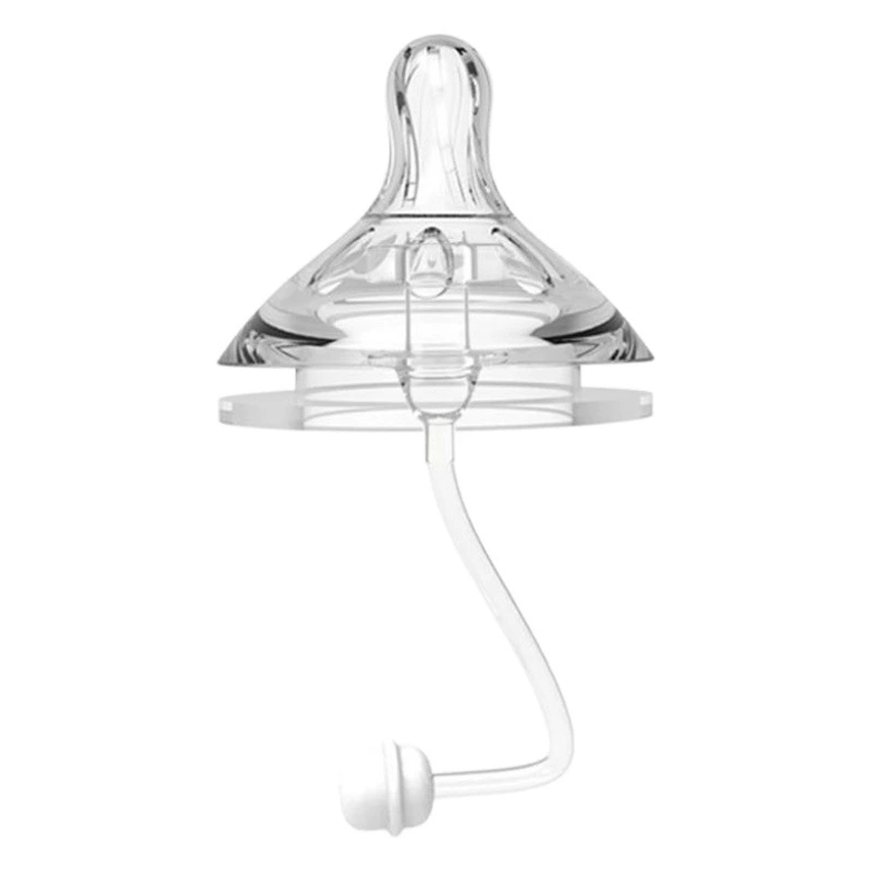 Интегрированная соска-соломинка универсального типа, ширококалая соска-соломинка для детских бутылочек, соска-соломинка с гравитационным шариком.