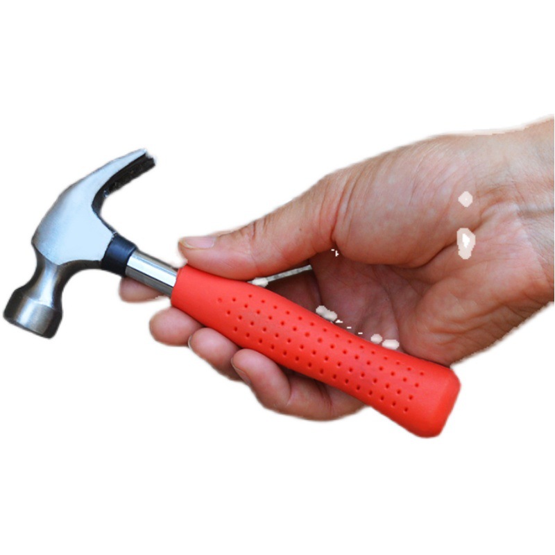 迷你小型羊角锤 起钉铁锤锤榔头 砸核桃学校儿童短把手工DIY锤子