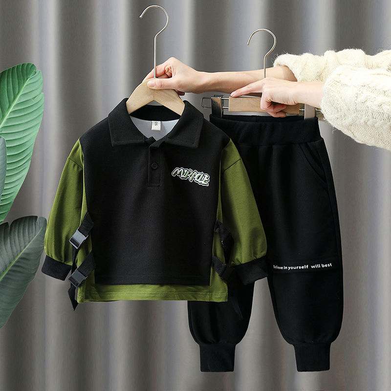 Dress 2023 Nye gutte- og høstsportsklær Barnas vårgensermote_voghion.com