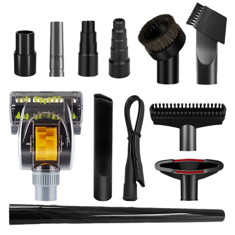 Pantalones de goma de acoplamiento para aspirador Philips Midea aspirador de cepillo plano accesorios de aspirador de cabeza de cepillo de cerdas redondas 32 / 35MM universal