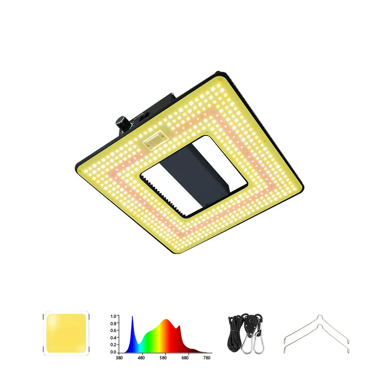 Подсветка, прямоугольная LED лампа, фитолампа для растений, комфортный спектр света
