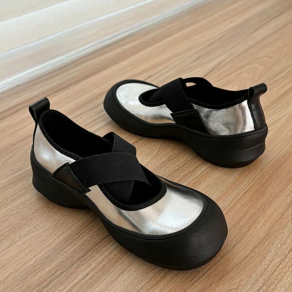 Retro casual Mary Jane shoes platform