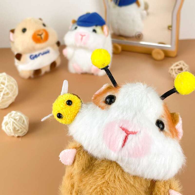 かわいいハムスターモルモットぬいぐるみおもちゃ小さなペンダントキーホルダー人形人形ギフトストール卸売ミニ|undefined