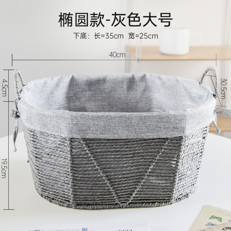 Estilo elíptico-gris grande