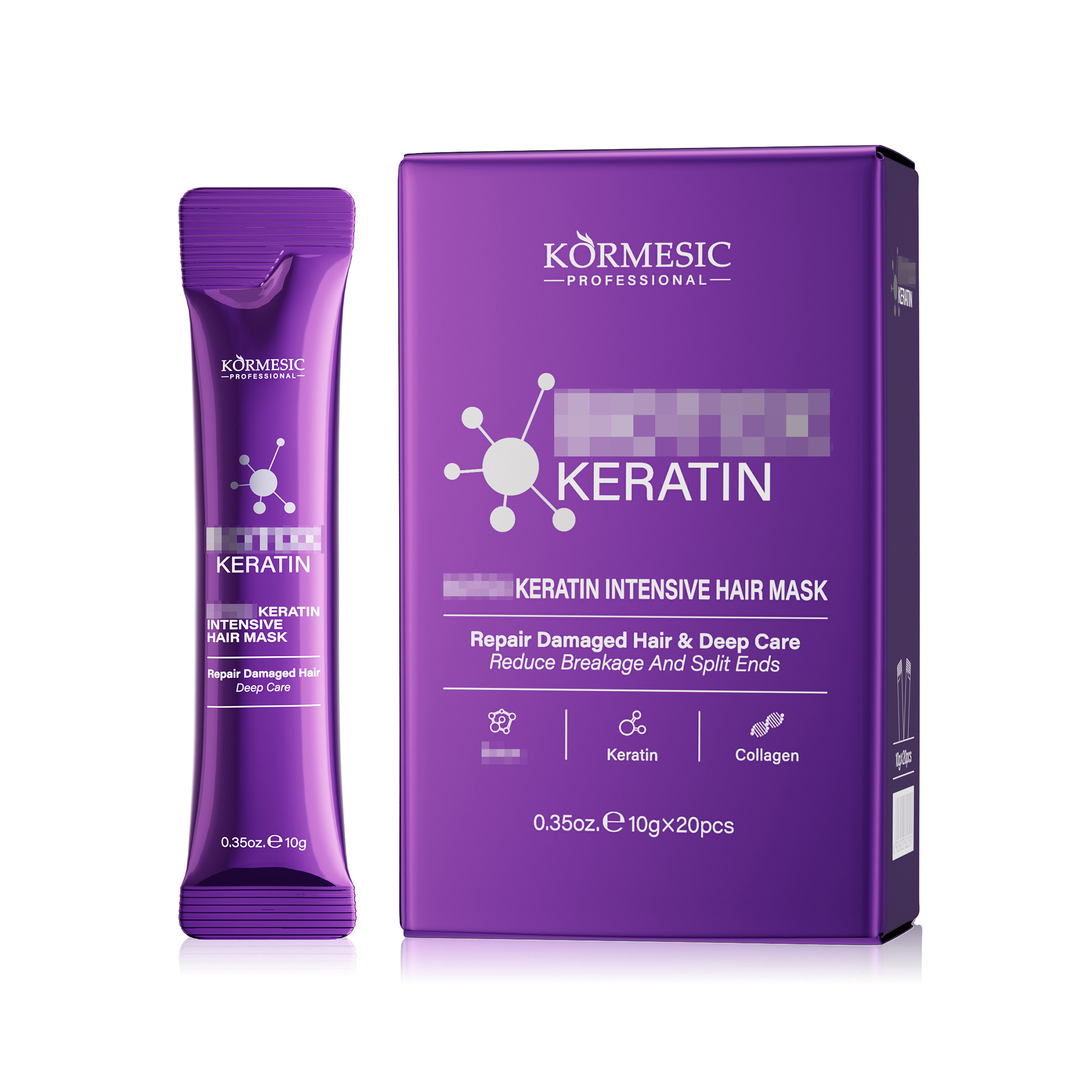KORMESIC queratina en inglés champú champú serie de máscaras para el cabello suave fábrica al por mayor