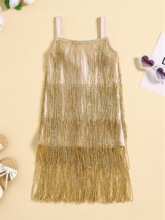 F 12759 Sleeves Fringe Dress ���յ���ȹ ����ѷ�羳ŷ����