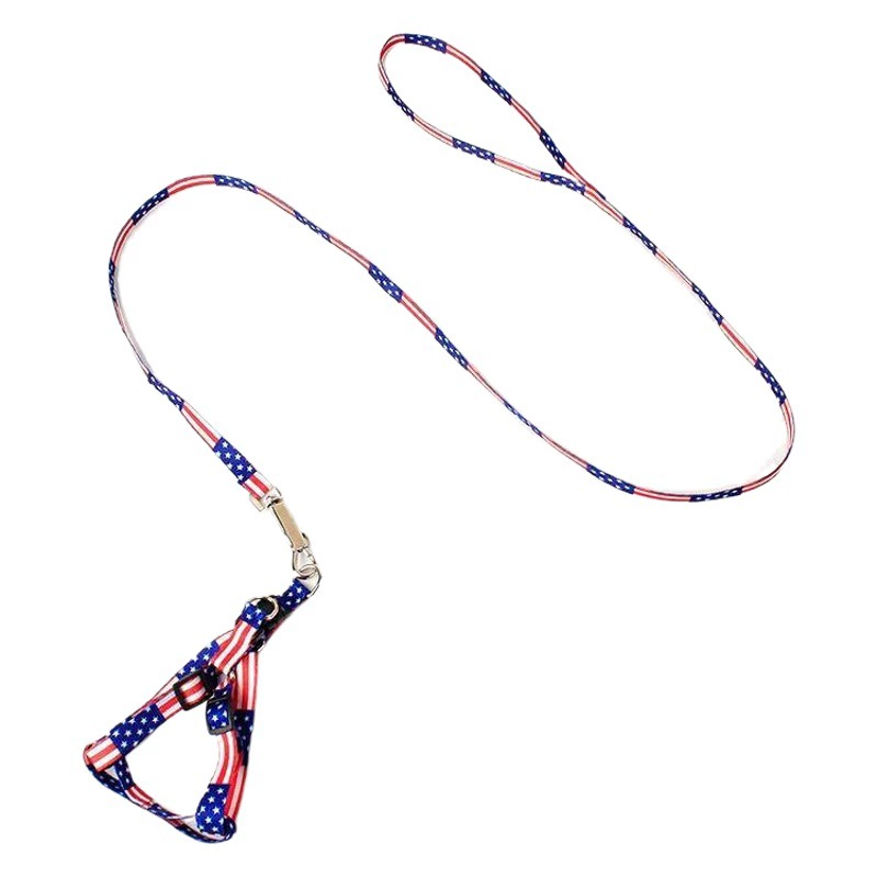 Тяговая веревка для собак Тяговый ремень с принтом Нагрудный ремень Маленькая веревка для собак Маленькая цепь для собак Зоотовары