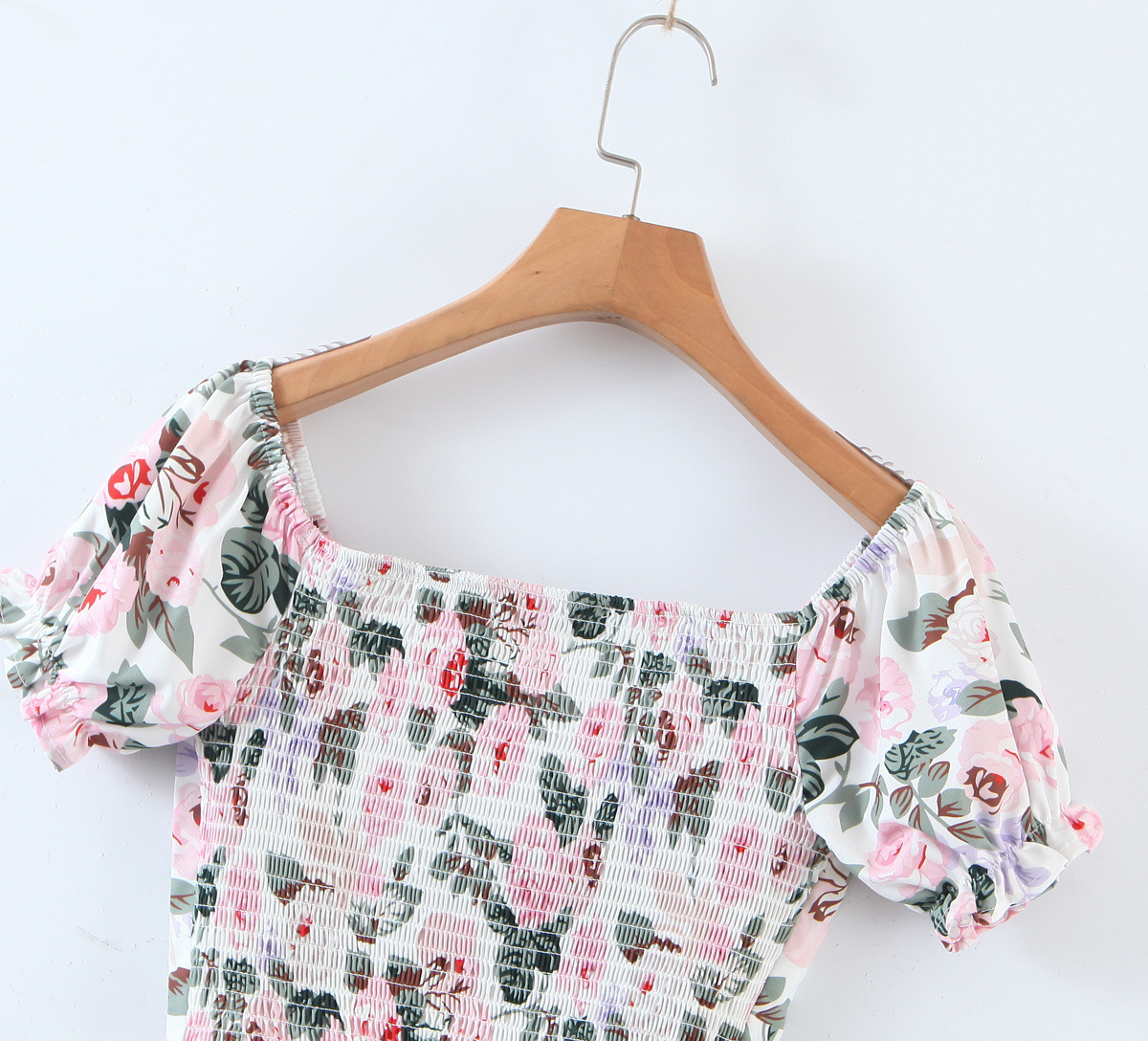 drawstring printed short top NSAM27524