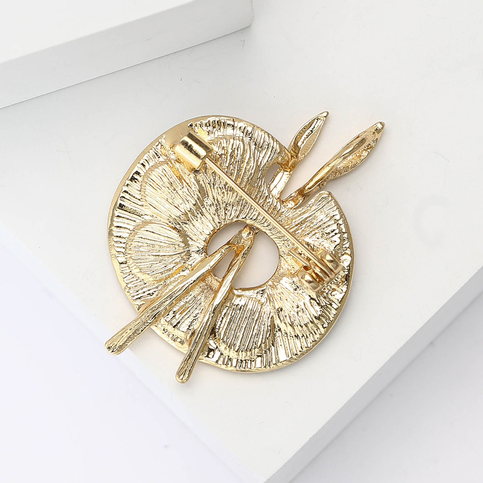 Retro Style Retro Pin Palette Alloy Enamel Women's Brooches