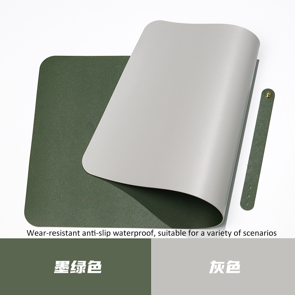 Diseño de cojín de mesa de cuero antideslizante impermeable color sólido super gran patrón publicitario cojín de publicidad para hacer cojín de ratón