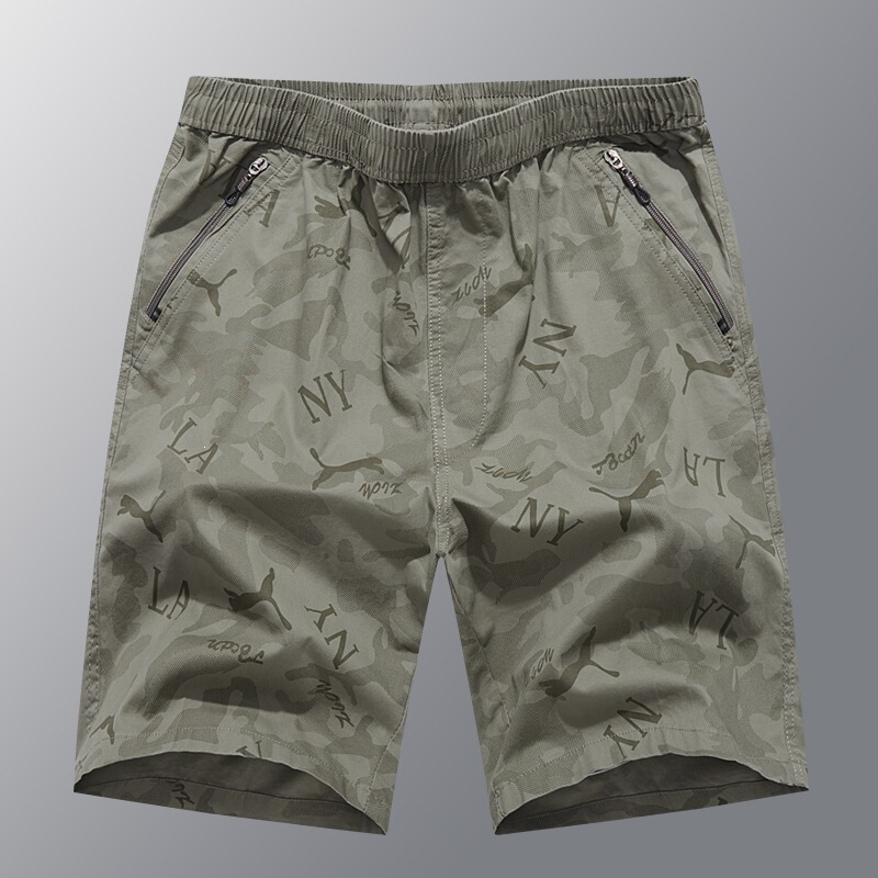 Cross-Border Washed Cotton Five-Point Shorts for Men, Summer Loose-Fitting Large-Size Beach Shorts for Middle-Aged and Elderly, 2022 New Style Cross-Border Washed Cotton Five-Point Shorts for Men, Summer Loose-Fitting Large-Size Beach Shorts for Middle-Aged and Elderly, 2022 New Style