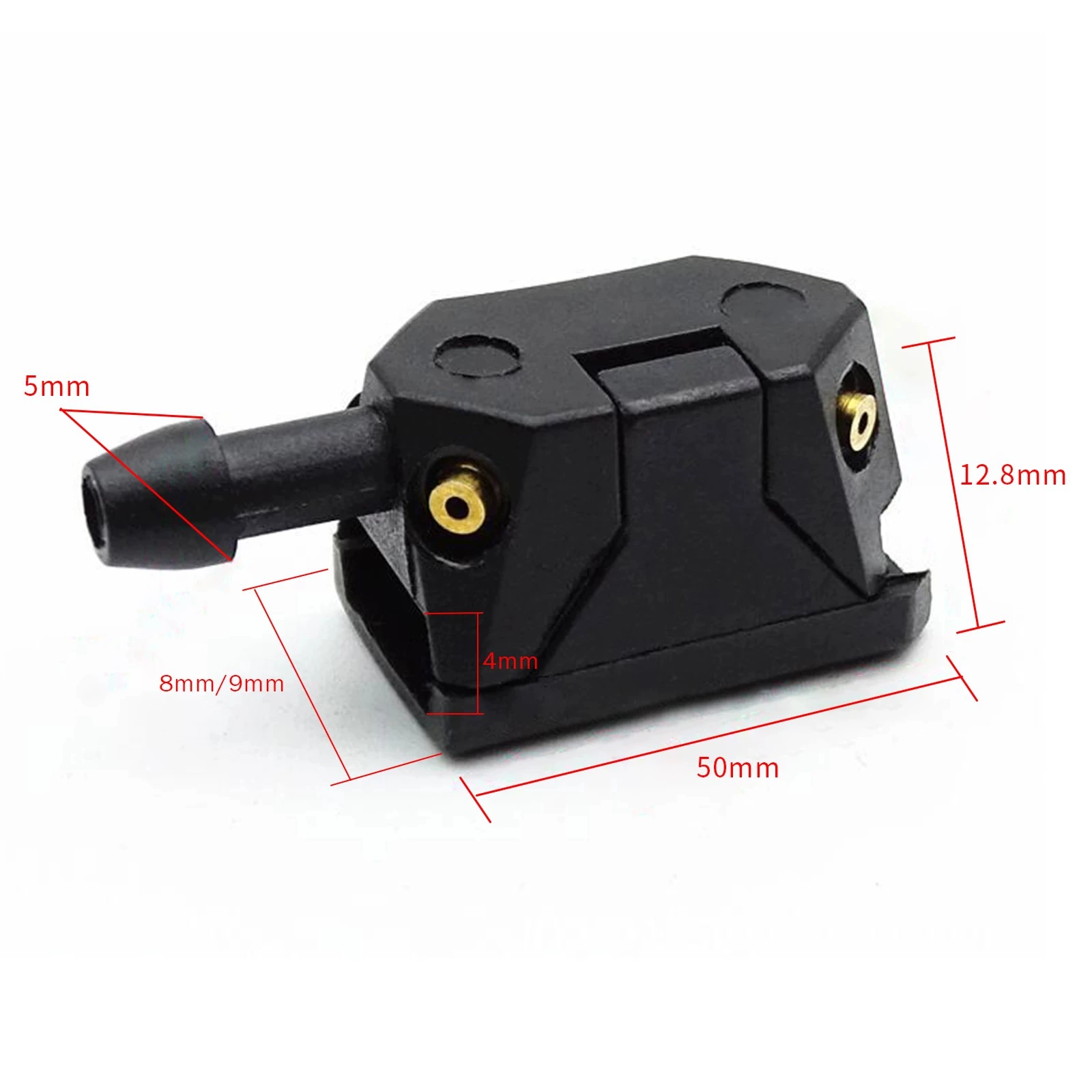 1606839 Универсальный автомобиль стеклоочиститель сопла 8 мм 9 мм рычажная регулировка струи 4 напыления воды