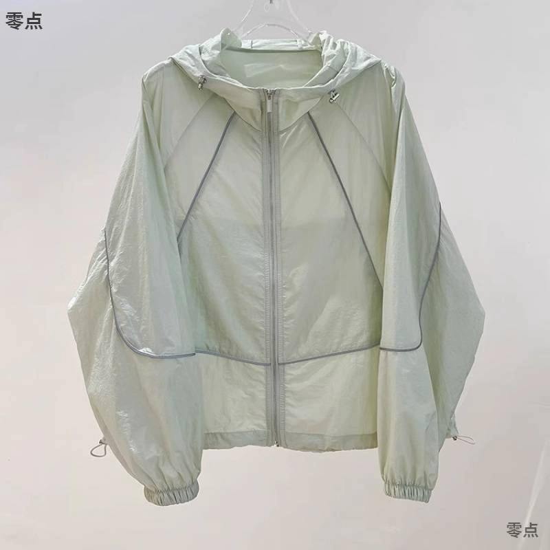 Дышащая солнцезащитная одежда, женская летняя тонкая куртка, новинка 2025 года, свободная и универсальная солнцезащитная одежда, кардиган с кондиционером