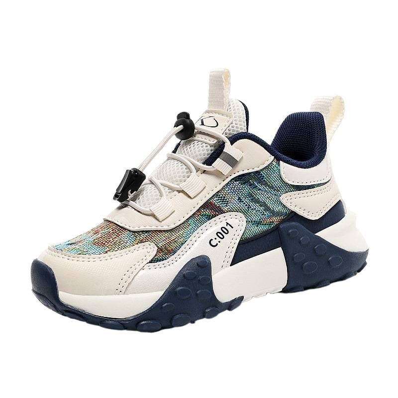 Zapatos infantiles para niños otoño y invierno 2025 nuevos zapatos deportivos ligeros para padres niños grandes zapatos de correr antideslizantes suaves para niños