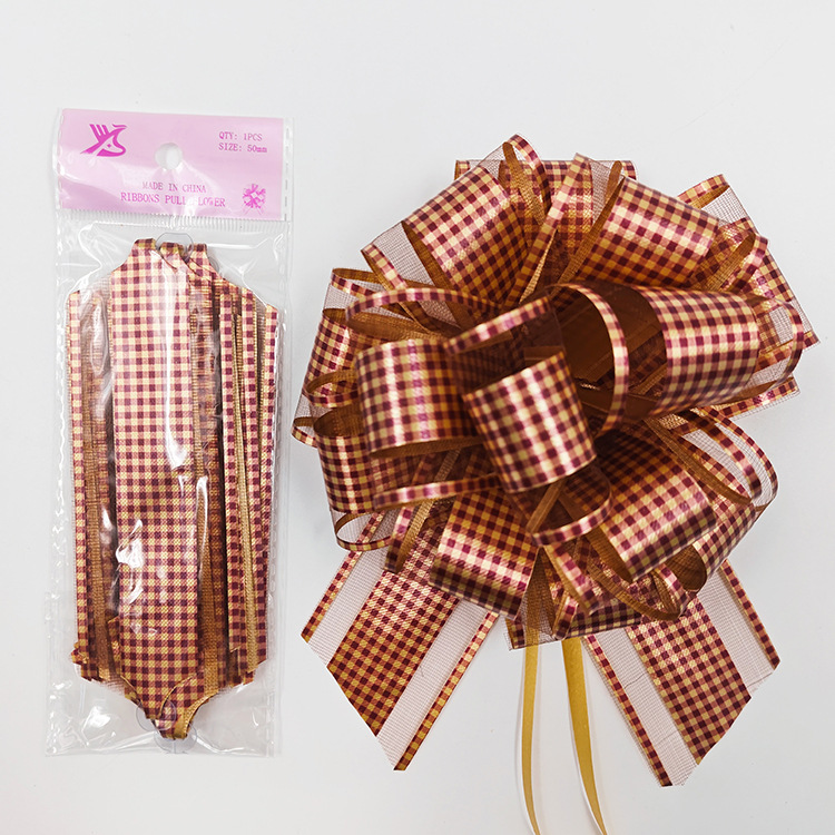 Moño de Cinta para Regalo 30# de Plástico para Decoración Festiva