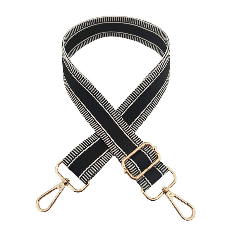 Polyester Cotton Stripe Solid Color Bag Strap display picture 3