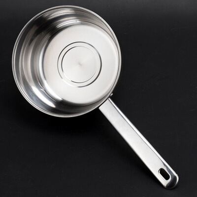 不鏽鋼水瓢不鏽鋼水殼大水勺水舀湯勺加厚多功能奶鍋用方柄鋼柄