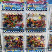 小袋装泡大珠水晶泥海绵宝宝吸水膨胀玩具2克/包彩色珠子水晶球