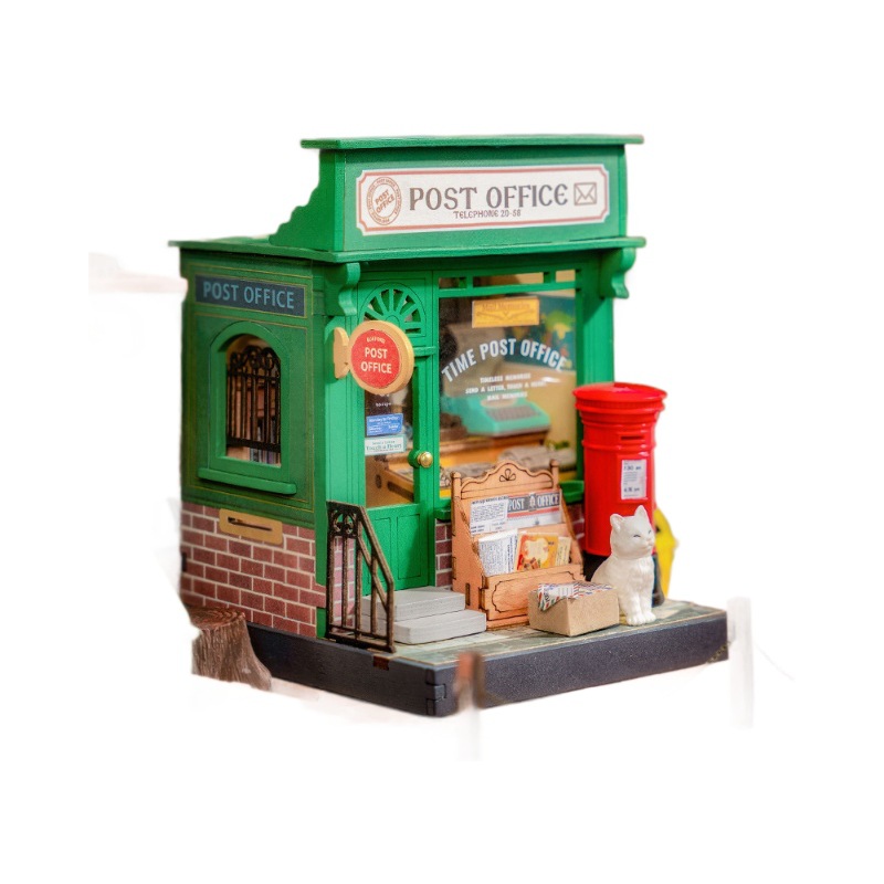 [Exclusivo para miembros] Ruolai Casa de Campo de bricolaje montado a mano 3D rompecabezas modelo casa juguetes entre pulgadas cuadradas