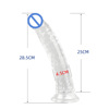 Snailage classic simulation penis without egg fake penis high -quality TPE material crystal transparent confession women