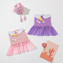 源头厂宠物裙子狗狗印花卡通公主裙子宠物服装狗狗衣服小狗裙子