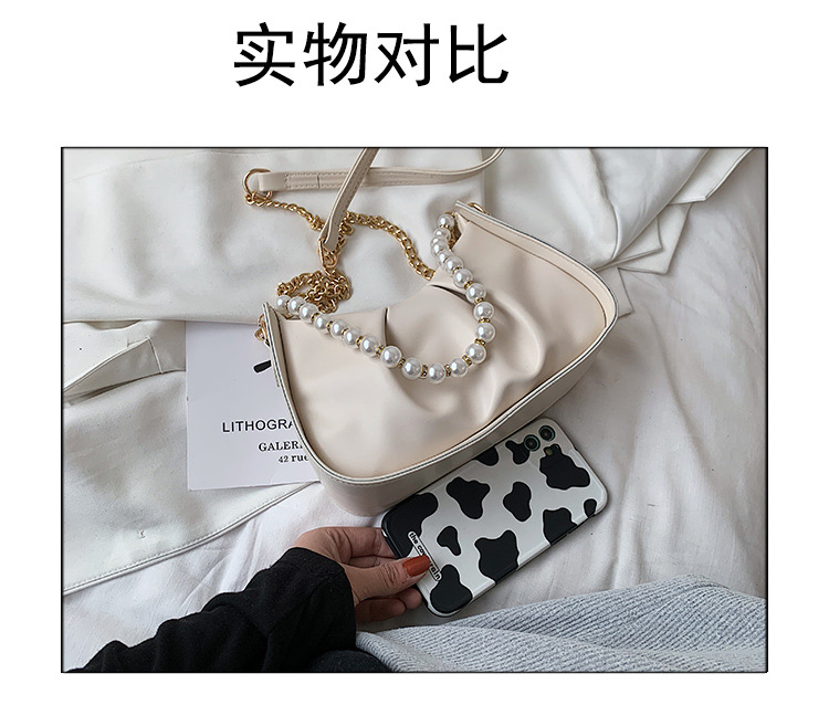 Fashion Solid Color Chain Shoulder Messenger Portable Bag Wholesale display picture 19