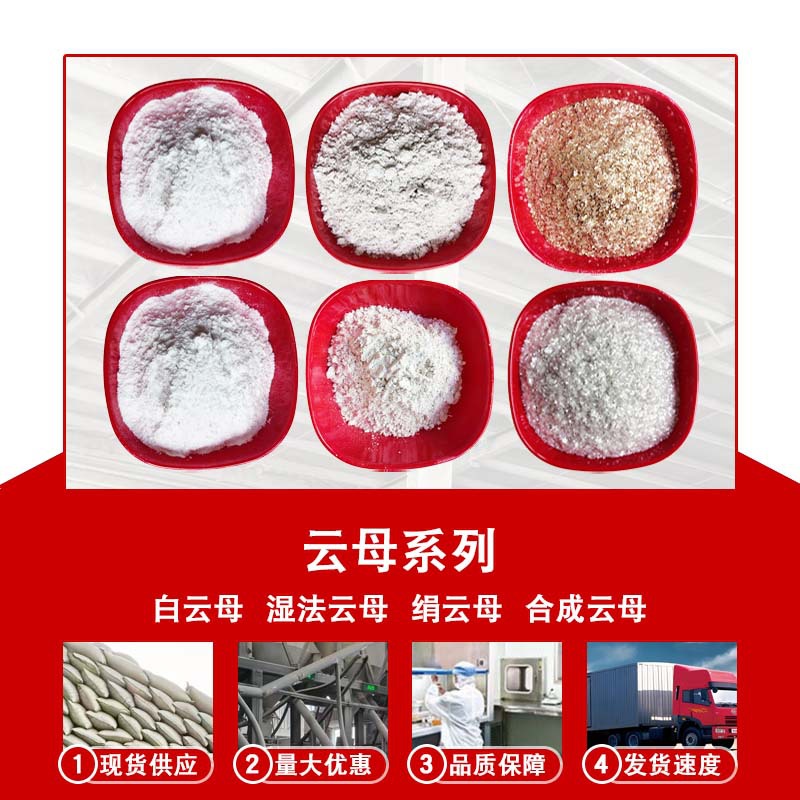 厂家现货 1250目 油漆涂料乳胶漆用白云母粉 塑料用云母粉800目