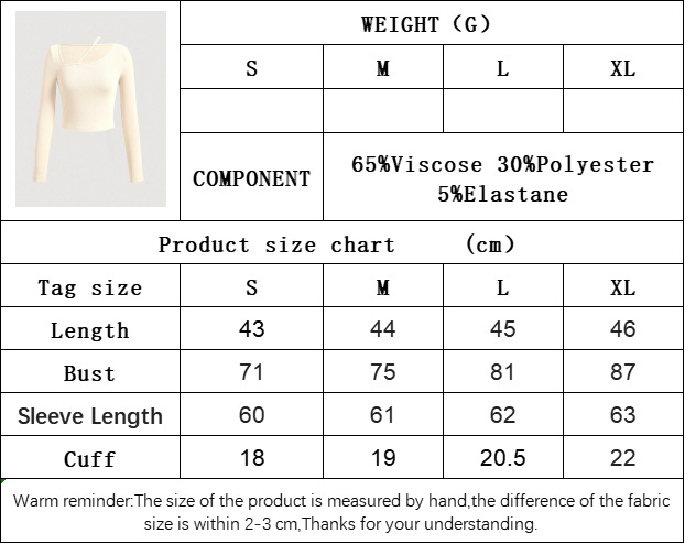 Voya Women's Clothing 2026 Spring/Summer New European And American Women's Slim-Fit Knit Long-Sleeve T-Shirt With Slanted Collar_ecoleips.com