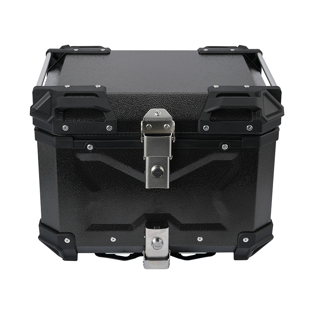 45L Motorcycle High-Strength Abs Quick-Release Waterproof and Anti-Collision Storage Box, Universal Large-Capacity Storage Tail Box for Electric Vehicles