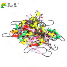 铅头钩微物小钩50只袋倒刺垂钓倒刺鱼钩铅头勾组合套装批发