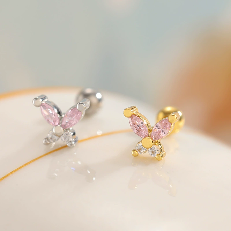 (Cross-border trading), universal piercing stainless steel, earrings