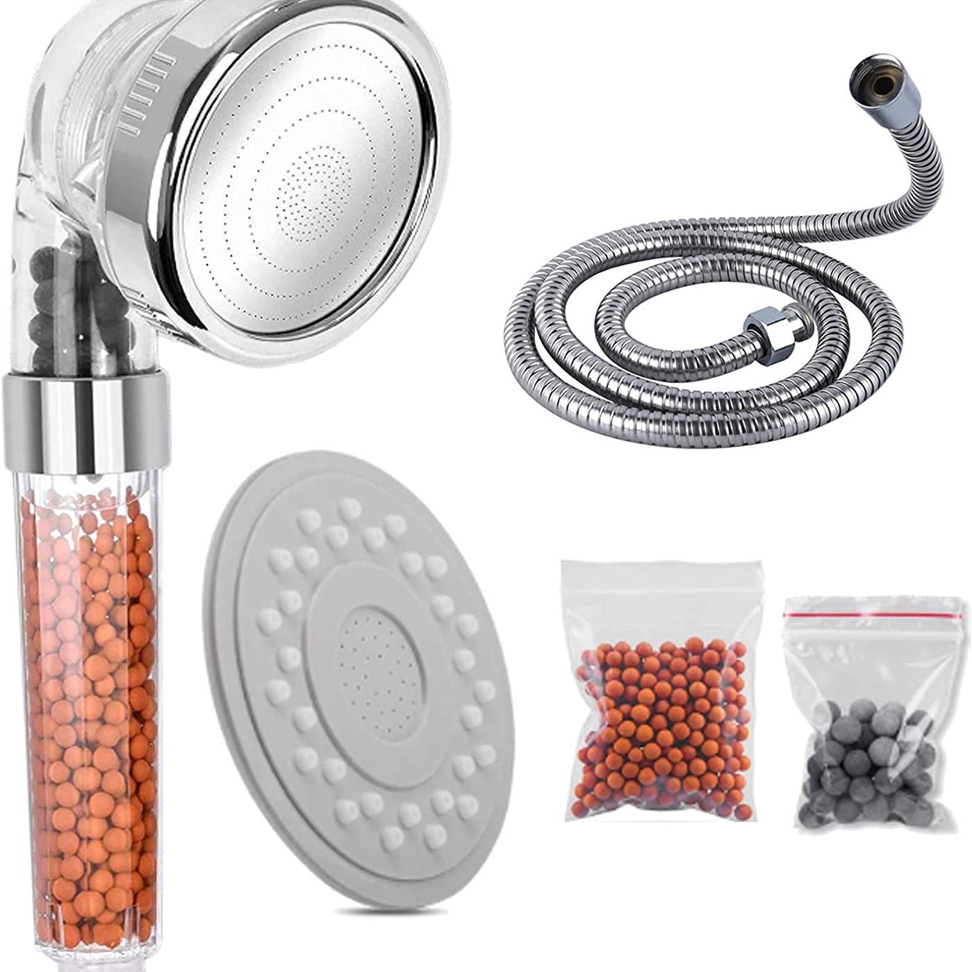 B Модель прозрачная+1,5 -метровая шланг+красный шарик+серый шарик+грубая панель