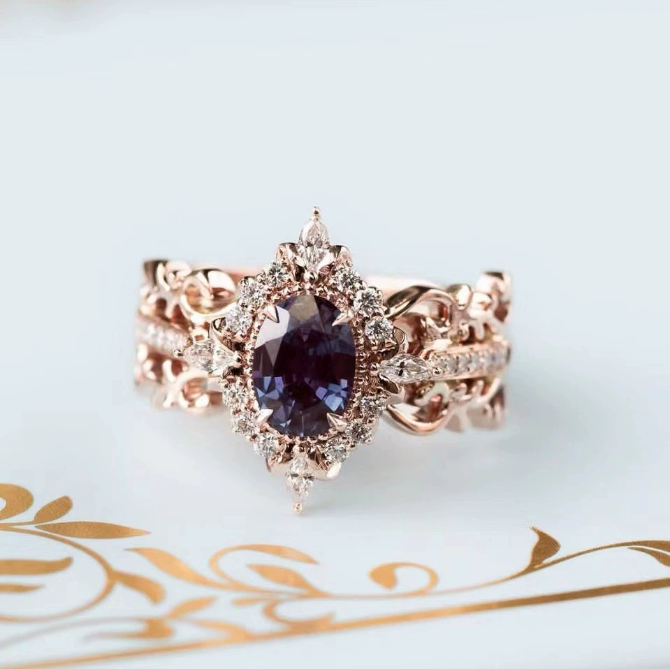 (跨境贸易) fashionable universal wedding ring with zircon, аксессуар, французский стиль